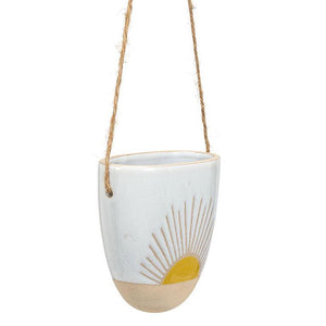 Hanging Planter with Sun