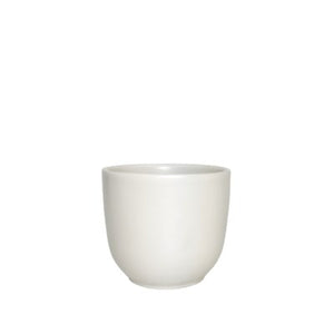 White Lana Matte Round Pot 10"